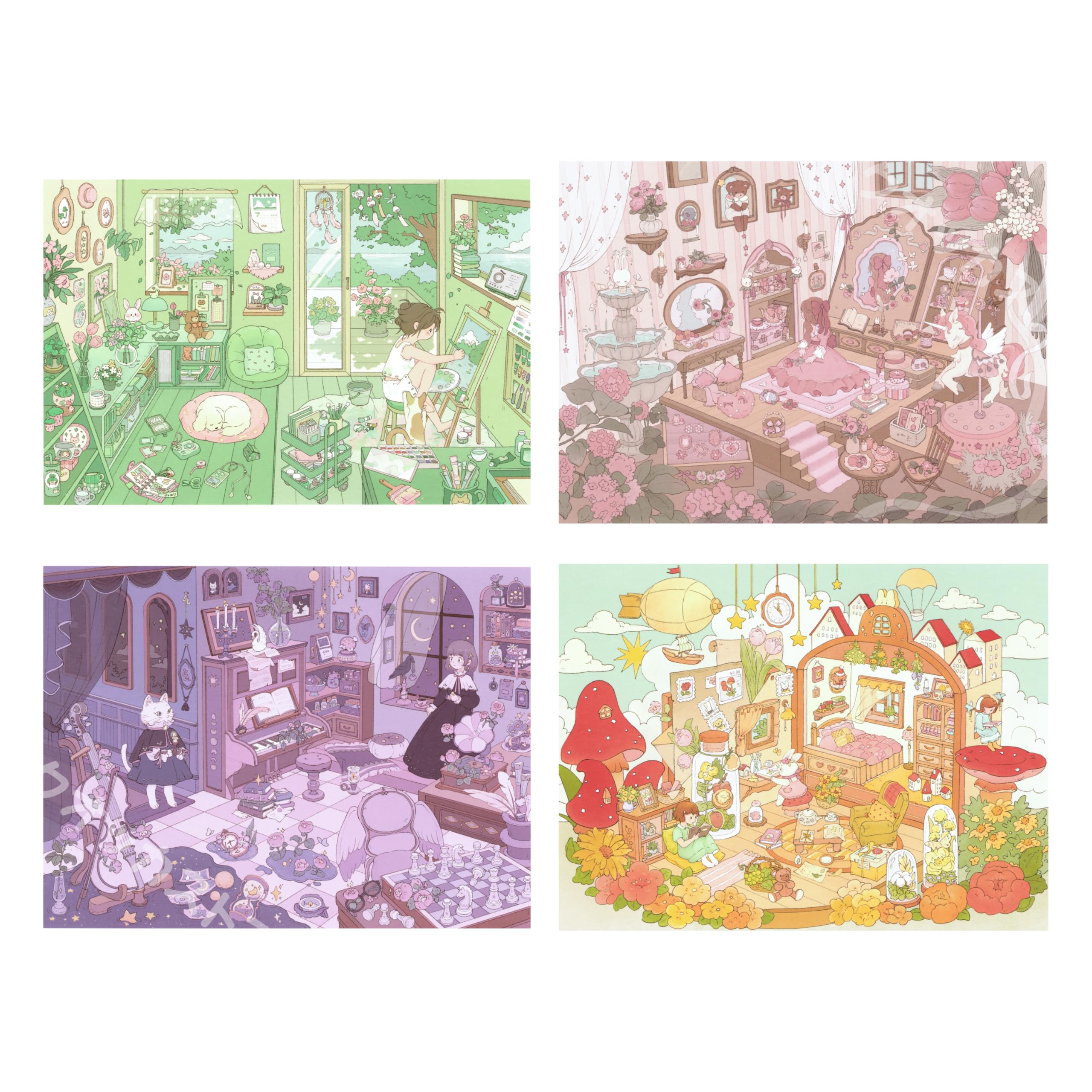 Amazon | クオッカストア 【3D 造景シール シーンシール】 ステッカー